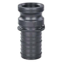 1/2 POLYPROPYLENE CAM AND GROOVE CAMLOCK MALE ADAPTER X HOSE SHANK TYPE E