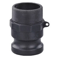 1/2 POLYPROPYLENE CAM AND GROOVE CAMLOCK MALE ADAPTER X HOSE SHANK TYPE F