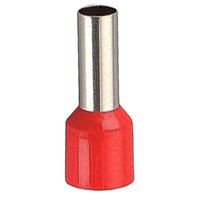 18 AWG RED NYLON INSULATED COPPER FERRULE WIRE END