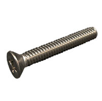 1/2-13 x 1 1/2 18-8 Stainless Steel Phillips Drive Flat Head Machine Screw