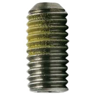 5/16-18 x 1 18-8 Stainless Steel Hex Drive Cup Point Socket Set Screw With Nylon Patch