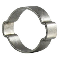 1/4 STAINLESS STEEL TWO EAR CLAMP .197-.276 DIAMETER RANGE