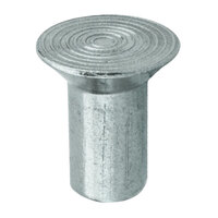 1/4 x 1 Plain Finish Steel Countersunk Head Solid Rivet