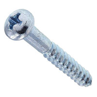 10 x 3/4 Zinc CR3+ Finish Steel Phillips Drive Round Head Wood Screw