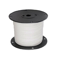 6 AWG WHITE GPT PRIMARY WIRE 100' SPOOL