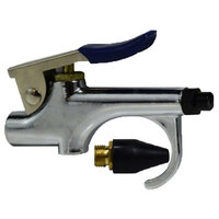 1/4 ZINC FINISH ALLOY STEEL PNEUMATIC BLOW GUN WITH RUBBER TIP